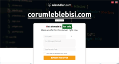 Desktop Screenshot of corumleblebisi.com