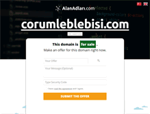 Tablet Screenshot of corumleblebisi.com